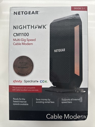 Netgear nighthawk cm1100 cable - netgear,
